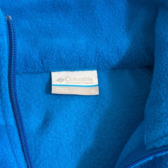 Columbia Vibrant Blue Fleece Jacket - Picture 5 of 5